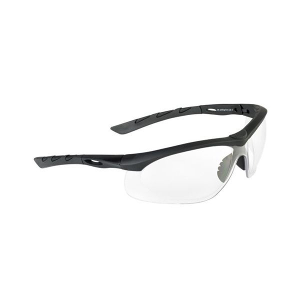 Lancer Tactical Eyewear (frame rubber black, lens clear)